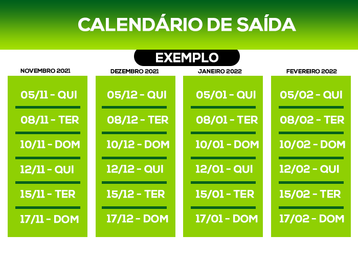 CALENDÁRIO EXEMPLO