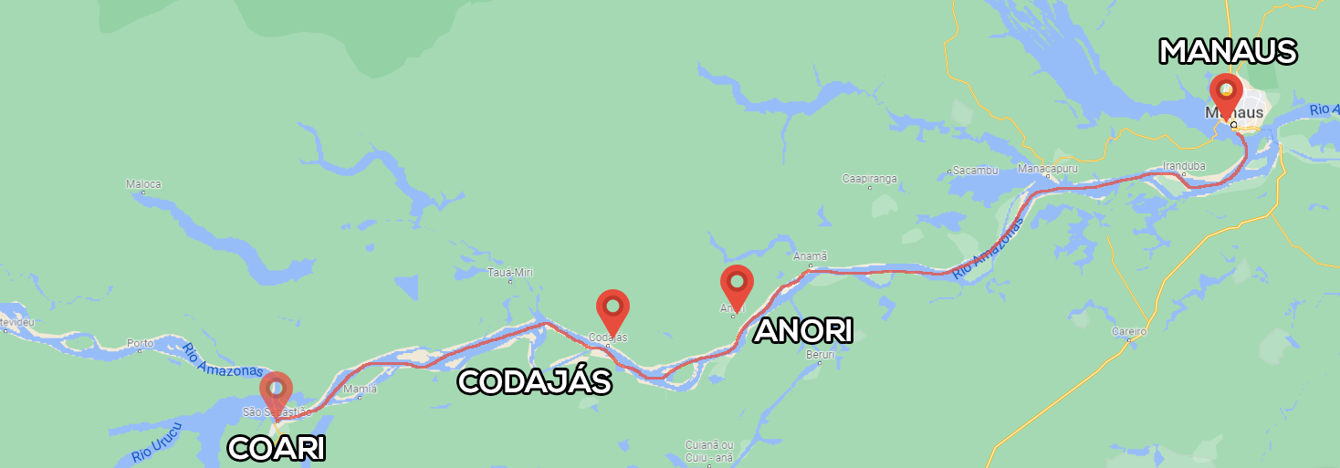 MAPA ROTA LANCHA A NOIVA